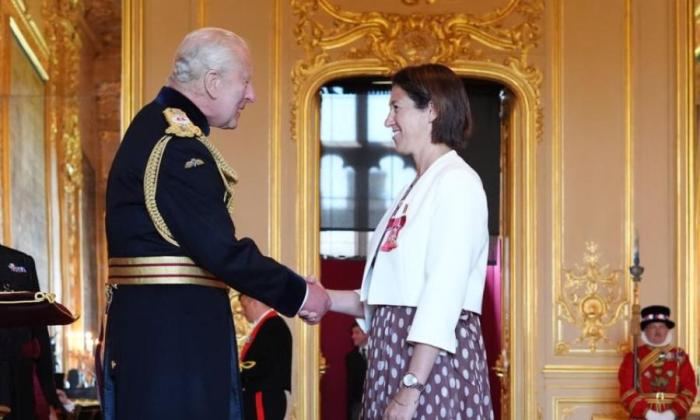 Lucy Katan awarded MBE by King Charles